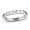 Thumbnail Image 1 of Vera Wang VOW Baguette-Cut Diamond East-West Wedding Band 1/4 ct tw 14K White Gold