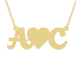 Couple's Initial Necklace (2 Initials)