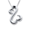 Thumbnail Image 0 of Open Hearts Necklace Sterling Silver