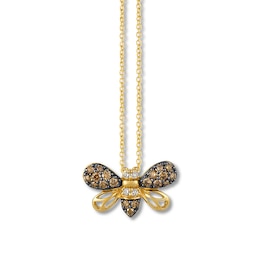 Le Vian Diamond Bee Necklace 3/8 carat tw 14K Honey Gold