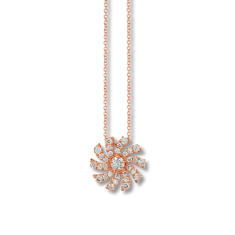 Le Vian Diamond Necklace 1/2 carat tw 14K Strawberry Gold