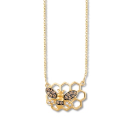 Le Vian Diamond Necklace 1/4 carat tw 14K Honey Gold