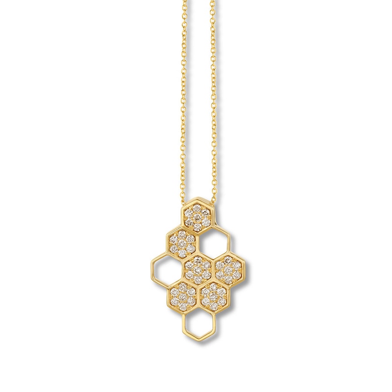 Le Vian Diamond Necklace 7/8 carat tw 14K Honey Gold