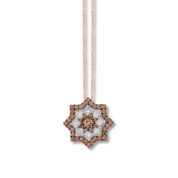Le Vian Diamond Necklace 1 carat tw 14K Strawberry Gold