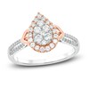 Thumbnail Image 1 of Diamond Engagement Ring 1/2 ct tw Round 14K Two-Tone Gold