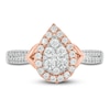 Thumbnail Image 3 of Diamond Engagement Ring 1/2 ct tw Round 14K Two-Tone Gold