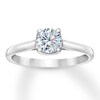 Thumbnail Image 0 of THE LEO First Light Diamond Solitaire Ring 3/4 ct 14K White Gold (I1/I)