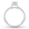 Thumbnail Image 1 of THE LEO First Light Diamond Solitaire Ring 3/4 ct 14K White Gold (I1/I)