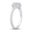 Thumbnail Image 2 of Diamond 3-Stone Style Ring 1/4 ct tw Round 10K White Gold