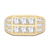 Thumbnail Image 3 of Men's Lab-Grown Diamond Ring 3 ct tw Round 14K Yellow Gold