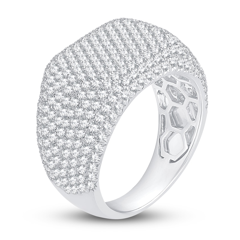 Jared Jewelers Lab Created Diamonds Men's Lab-Created Diamond Ring 3-1/2 ct tw Round 14K White Gold | Jared