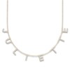 Thumbnail Image 1 of Juliette Maison Diamond Station Name Necklace 1-1/8 ct tw Round 10K Yellow Gold