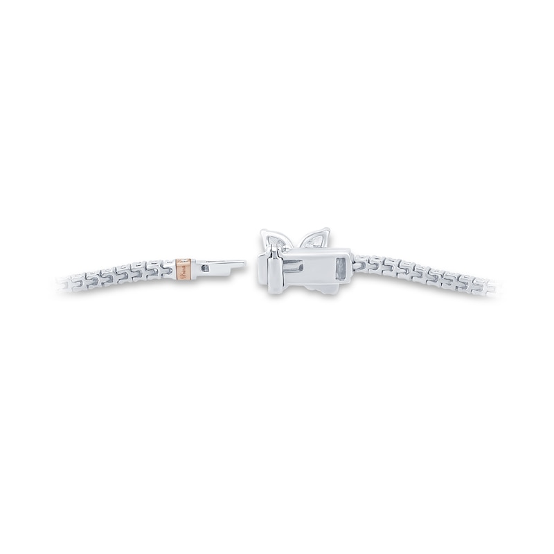 Pnina Tornai Diamond Butterfly Bracelet 1-3/4 ct tw Pear/Marquise/Round 14K White Gold