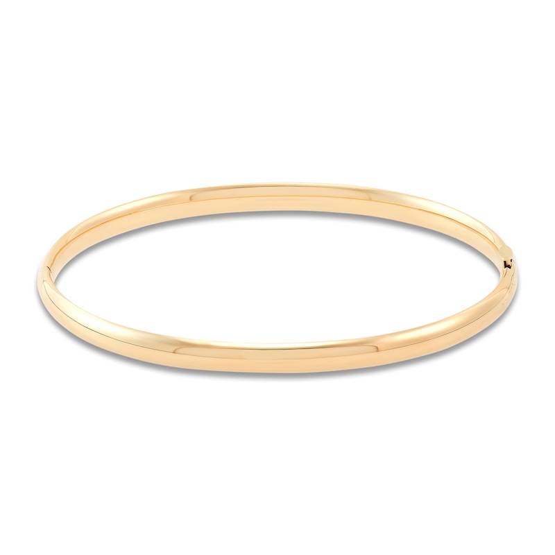 Main Image 1 of Hollow Bangle Bracelet 14K Yellow Gold