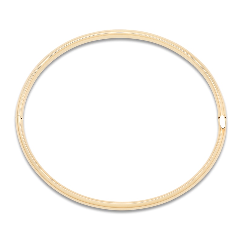 Main Image 2 of Hollow Bangle Bracelet 14K Yellow Gold