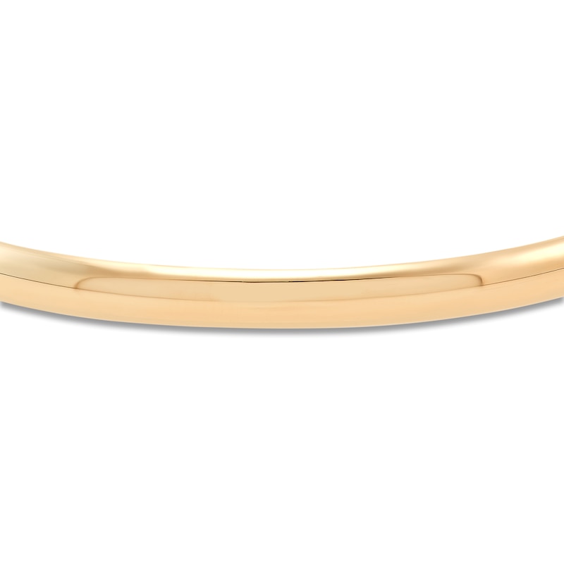 Main Image 3 of Hollow Bangle Bracelet 14K Yellow Gold