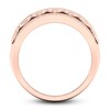 Thumbnail Image 4 of Diamond 4-Row Anniversary Band 1/6 ct tw Round 14K Rose Gold