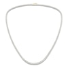 Thumbnail Image 1 of Lab-Grown Diamond Tennis Necklace 10 ct tw 14K Yellow Gold