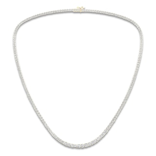 Jared Signature Lab-Grown Diamond Tennis Necklace 10 ct tw 14K Yellow Gold