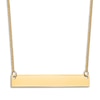 Thumbnail Image 1 of Engravable Bar Necklace 14K Yellow Gold