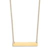 Thumbnail Image 2 of Engravable Bar Necklace 14K Yellow Gold