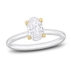 Thumbnail Image 1 of Y-Knot Diamond Solitaire Ring 1 ct tw Oval 14K White Gold (I/I1)