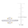 Thumbnail Image 4 of Y-Knot Diamond Solitaire Ring 1 ct tw Oval 14K White Gold (I/I1)