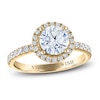 Thumbnail Image 0 of Vera Wang WISH Diamond Engagement Ring 2 ct tw Round 18K Yellow Gold