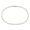 Thumbnail Image 0 of Fancy Curb Anklet 10K Yellow Gold 10"