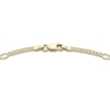 Thumbnail Image 2 of Fancy Curb Anklet 10K Yellow Gold 10"