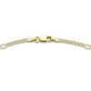 Thumbnail Image 3 of Fancy Curb Link Anklet 10K Yellow Gold 10"