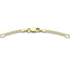 Thumbnail Image 2 of Fancy Curb Anklet 10K Yellow Gold 10"