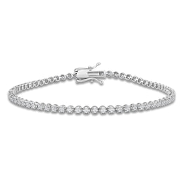 Lab-Grown Diamond Tennis Bracelet 1-1/2 ct tw 14K White Gold 7"