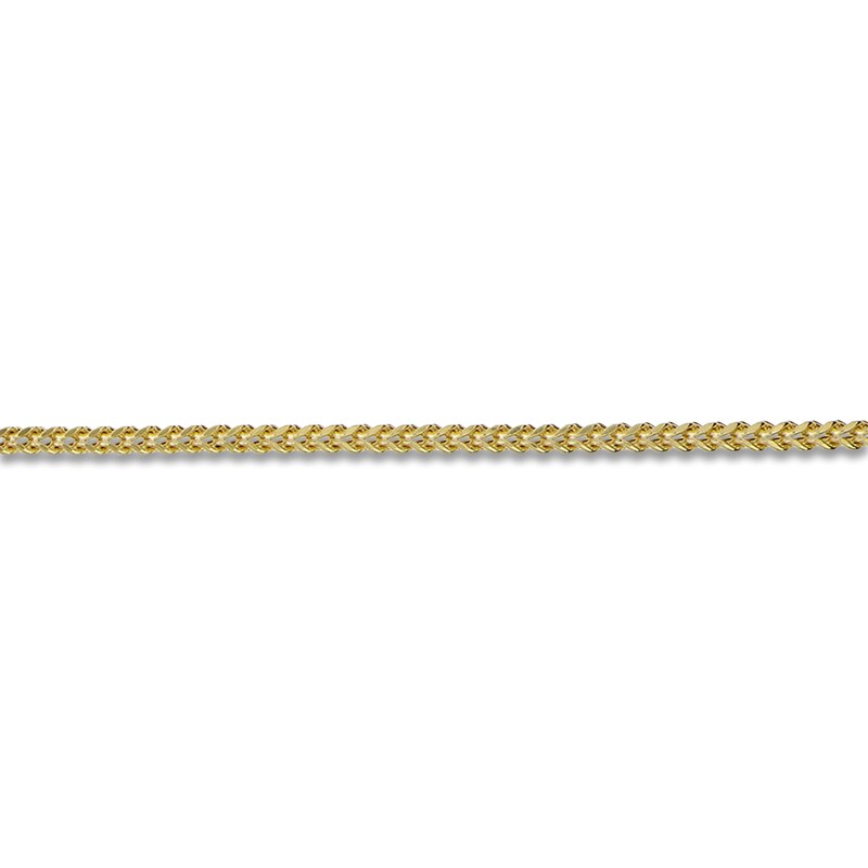 Main Image 3 of Hollow Franco Chain Necklace 14K Yellow Gold 22" 2.4mm