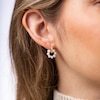 Thumbnail Image 4 of Yoko London Akoya Cultured Pearl Earrings 1/8 ct tw Diamonds 18K Yellow Gold