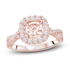 Thumbnail Image 0 of Diamond Engagement Ring Setting 1/2 ct tw Round 14K Rose Gold