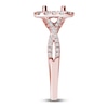 Thumbnail Image 3 of Diamond Engagement Ring Setting 1/2 ct tw Round 14K Rose Gold