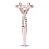 Thumbnail Image 2 of Diamond Engagement Ring Setting 1/2 ct tw Round 14K Rose Gold