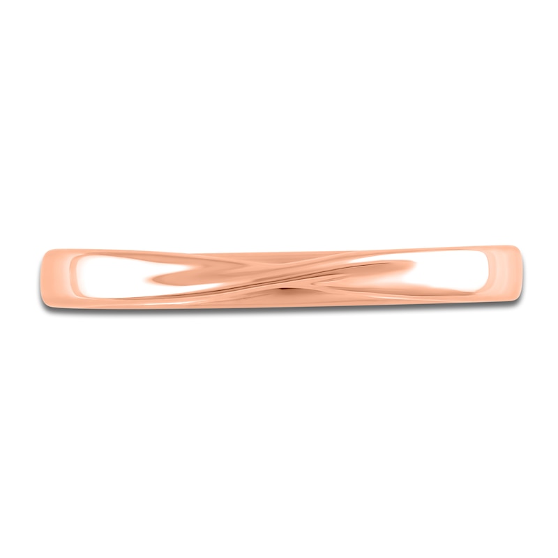 Main Image 3 of High-Polish Twisted Wedding Band 14K Rose Gold 2.50mm