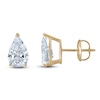 Thumbnail Image 1 of Pear-Shaped Lab-Grown Diamond Solitaire Stud Earrings 4 ct tw 14K Yellow Gold (F/SI2)