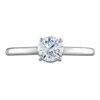 Thumbnail Image 3 of Certified Round Diamond Solitaire Engagement Ring 3/4 ct tw 14K White Gold (I/I1)