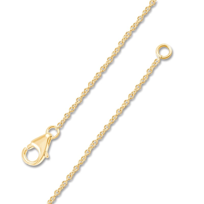 Main Image 3 of Engravable Enamel Heart Bracelet 14K Yellow Gold 6"