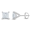 Thumbnail Image 1 of Certified Princess-Cut Diamond Solitaire Stud Earrings 3 ct tw 18K White Gold (SI2/I)