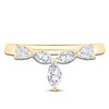 Thumbnail Image 3 of Marquise Diamond Contour Ring 1/2 ct tw 14K Yellow Gold