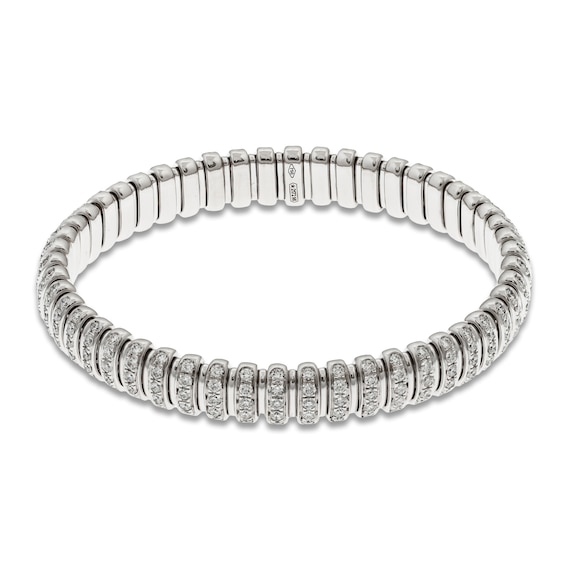 Zydo Diamond Stretch Bracelet 4 ct tw 18K White Gold 65