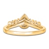 Thumbnail Image 5 of Multi-Diamond Pear-Shaped Halo Bridal Set 1/4 ct tw 10K Yellow Gold