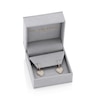 Thumbnail Image 2 of Shy Creation Diamond Heart Dangle Hoop Earrings 5/8 ct tw 14K Yellow Gold SC55027684