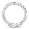 Thumbnail Image 2 of Certified Cushion-Cut Diamond Eternity Band 3-1/4 - 4 ct tw 14K White Gold
