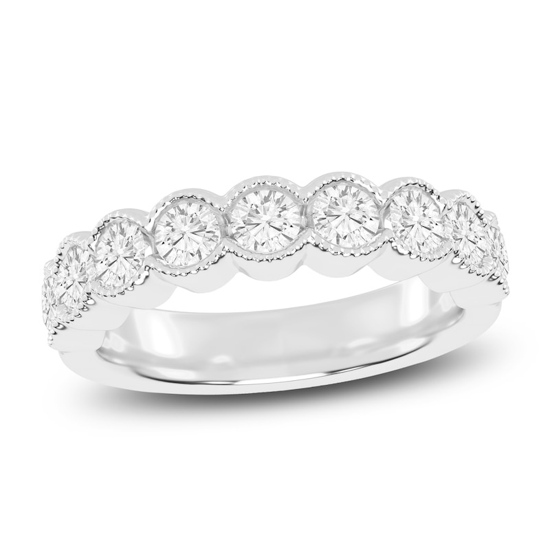 Main Image 1 of Created By Jared Studio Lab-Grown Diamond Anniversary Ring 1 ct tw 14K White Gold