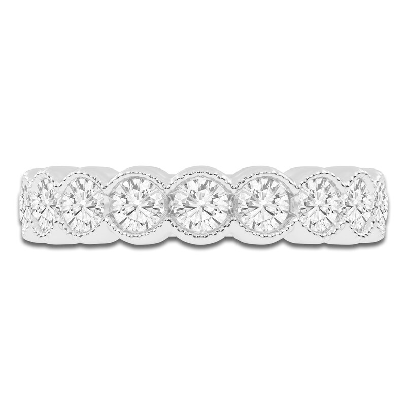 Main Image 3 of Created By Jared Studio Lab-Grown Diamond Anniversary Ring 1 ct tw 14K White Gold